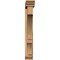 Ekena Millwork Balboa Traditional Smooth Bracket w/ Offset Brace, Western Red Cedar, 5 1/2"W x 32"D x 40"H BKT0604X32X40BOA01SWR - alternate 4